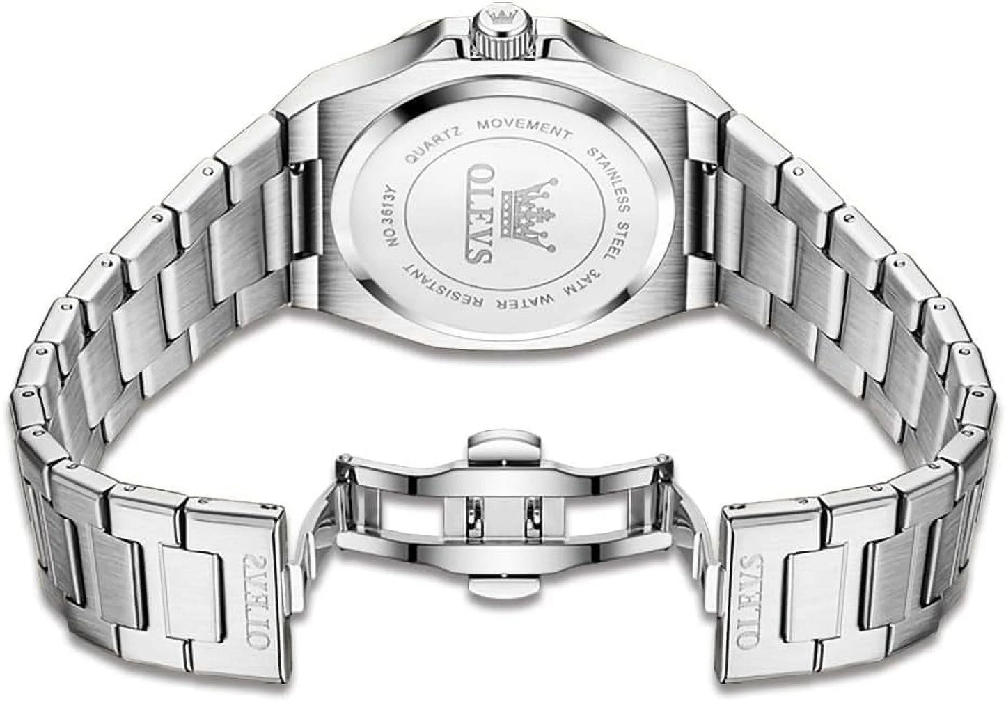 OLEVS Watch (Silver)