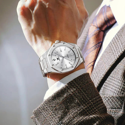 OLEVS Watch (Silver)