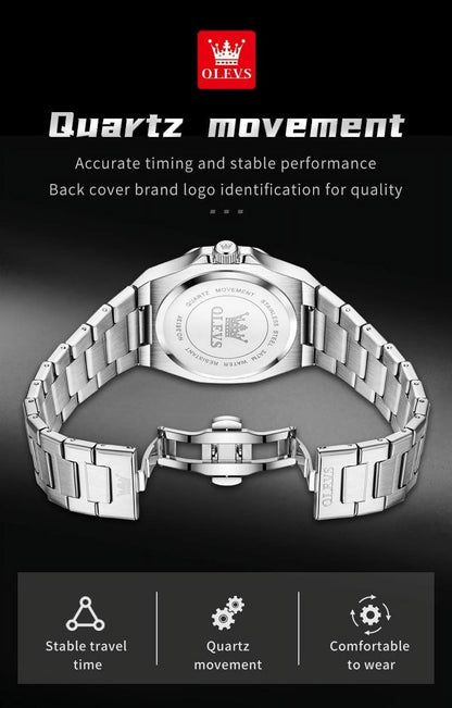 OLEVS Watch (Silver)