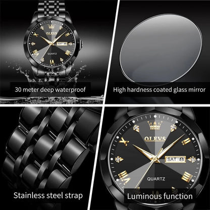 OLEVS Watch (Black)